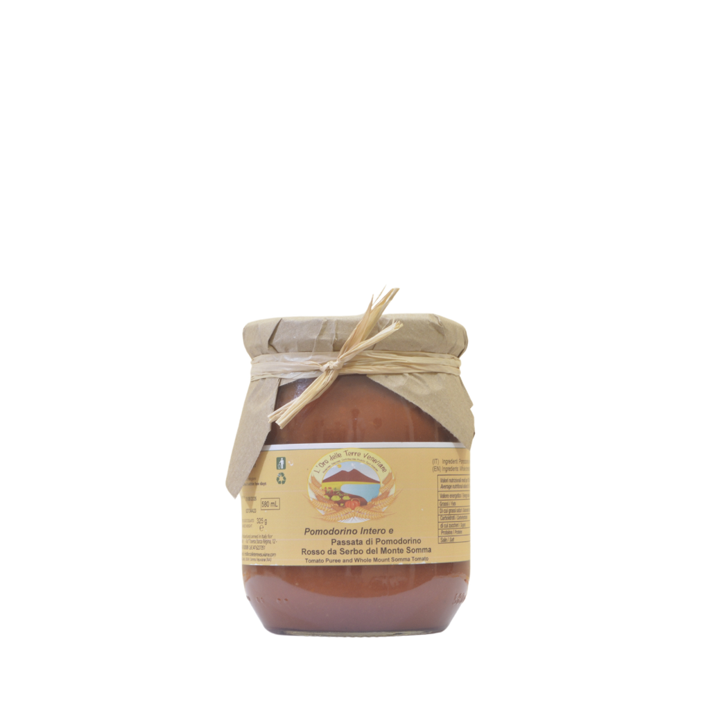 Pomodorino Intero e Passata di Pomodorino Rosso da Serbo del Monte Somma